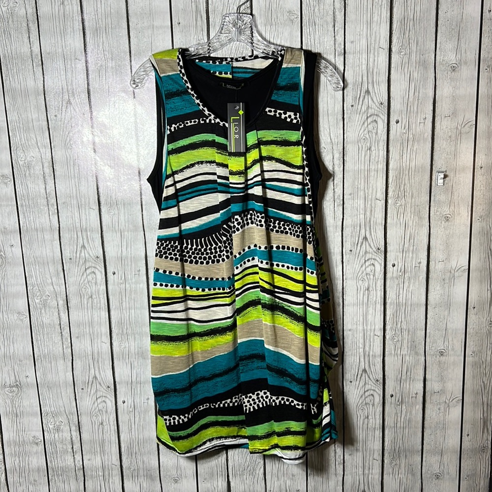 Lior Paris printed tunic top size Large
